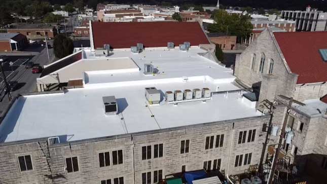 Commercial Flat Roofing Project